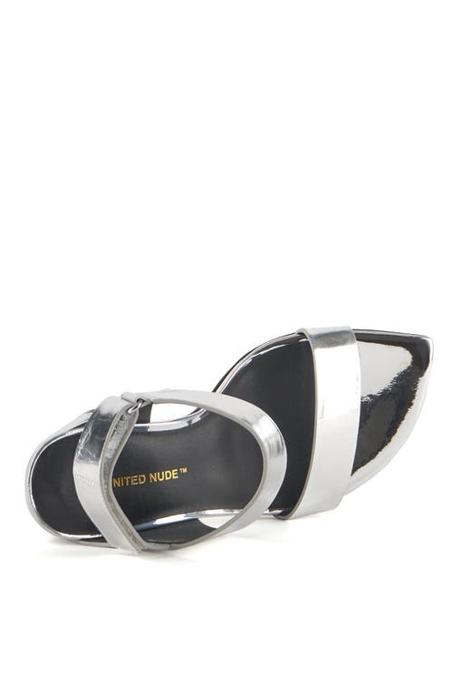 United Nude Zuma Sandal Mid In Silver