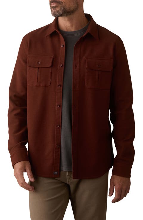 Tailored Terry Shirt Jacket