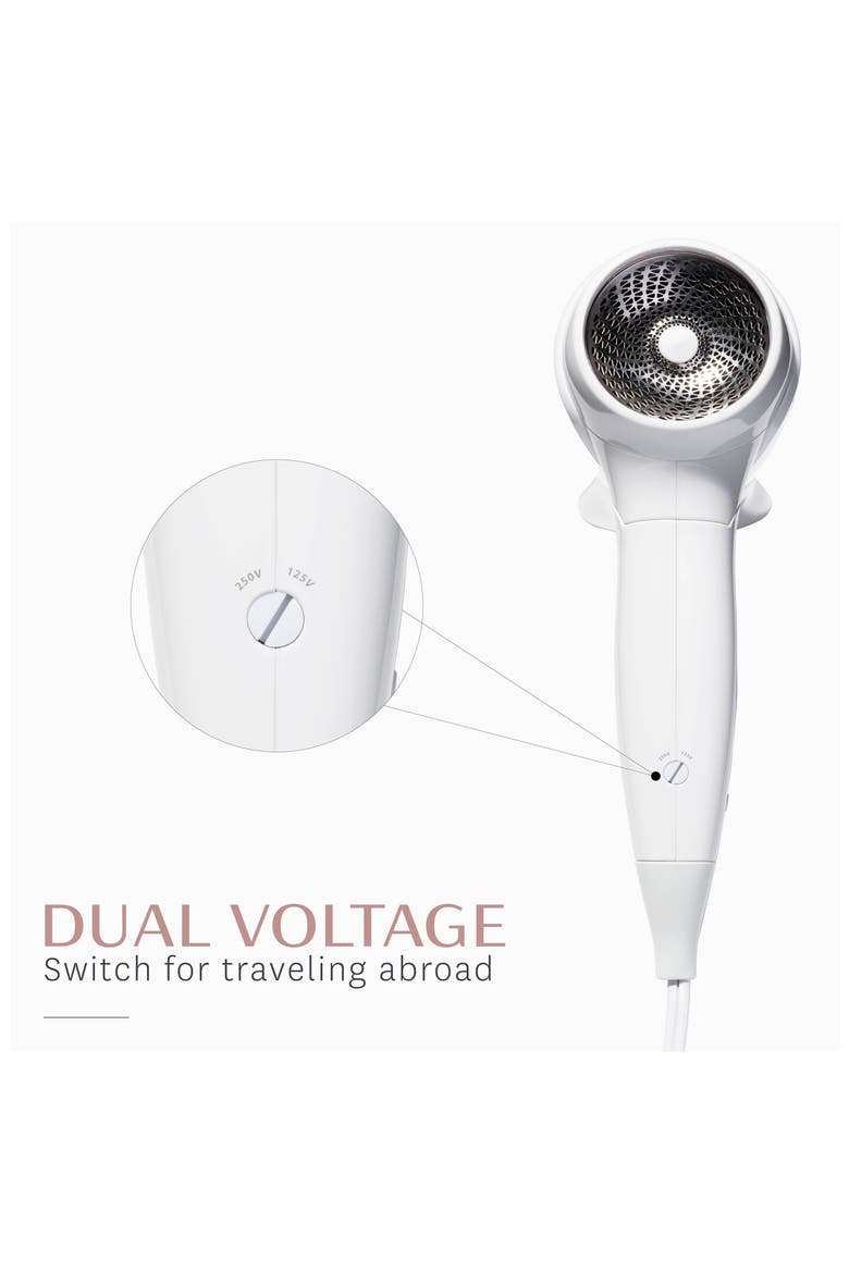Featherweight Folding Compact Hair Dryer with Dual Voltage, Alternate, color, NO COLOR