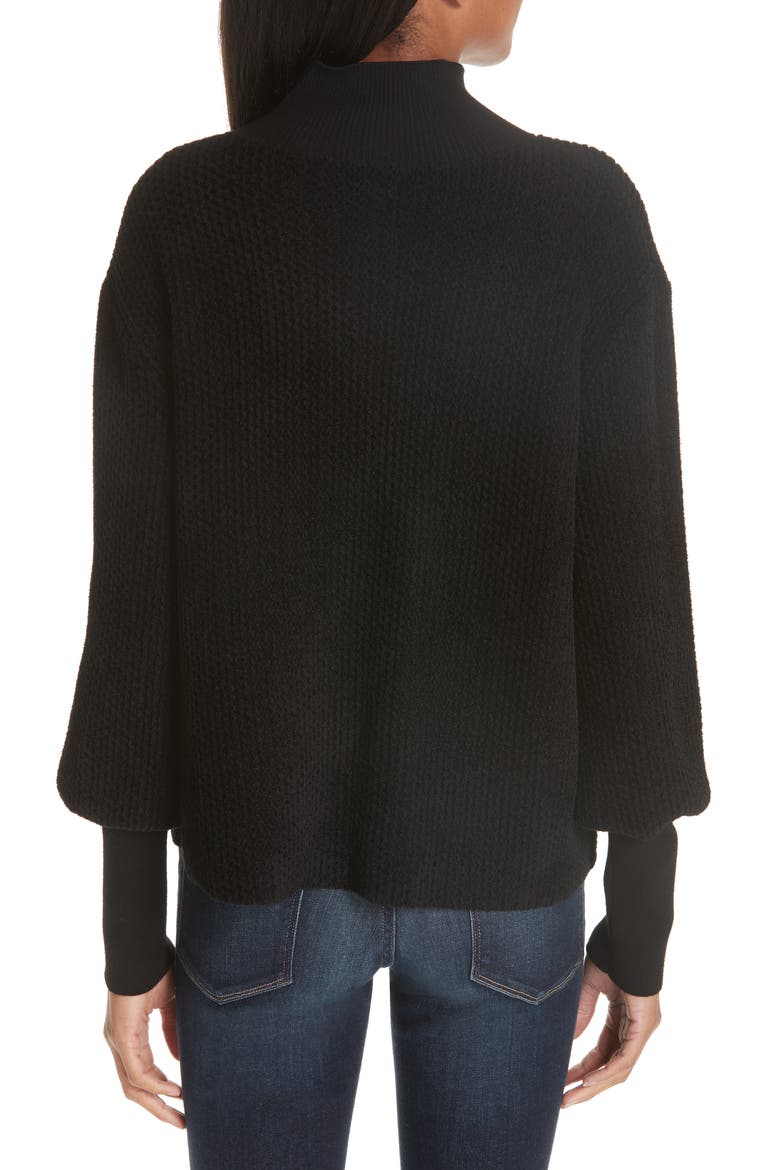 Chenille Sweater, Alternate, color, NOIR