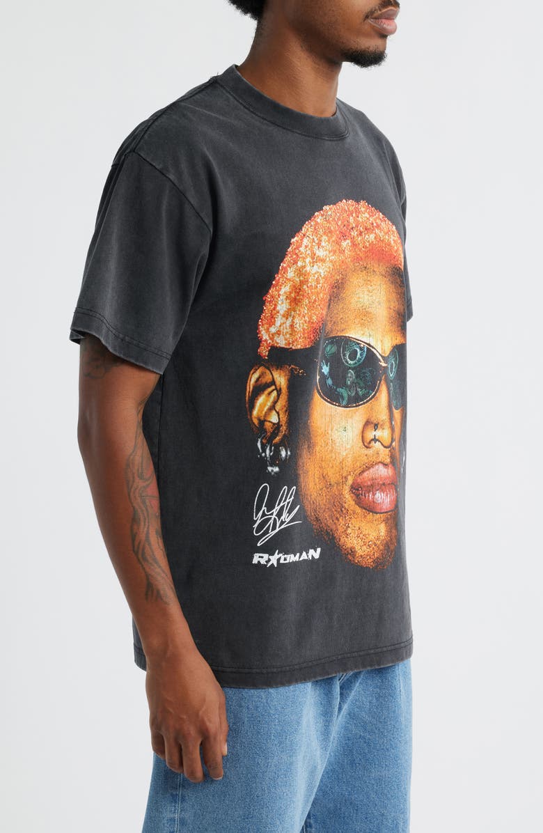 ID Supply Co I'm Back Cotton Graphic T-Shirt, Alternate, color, Washed Black