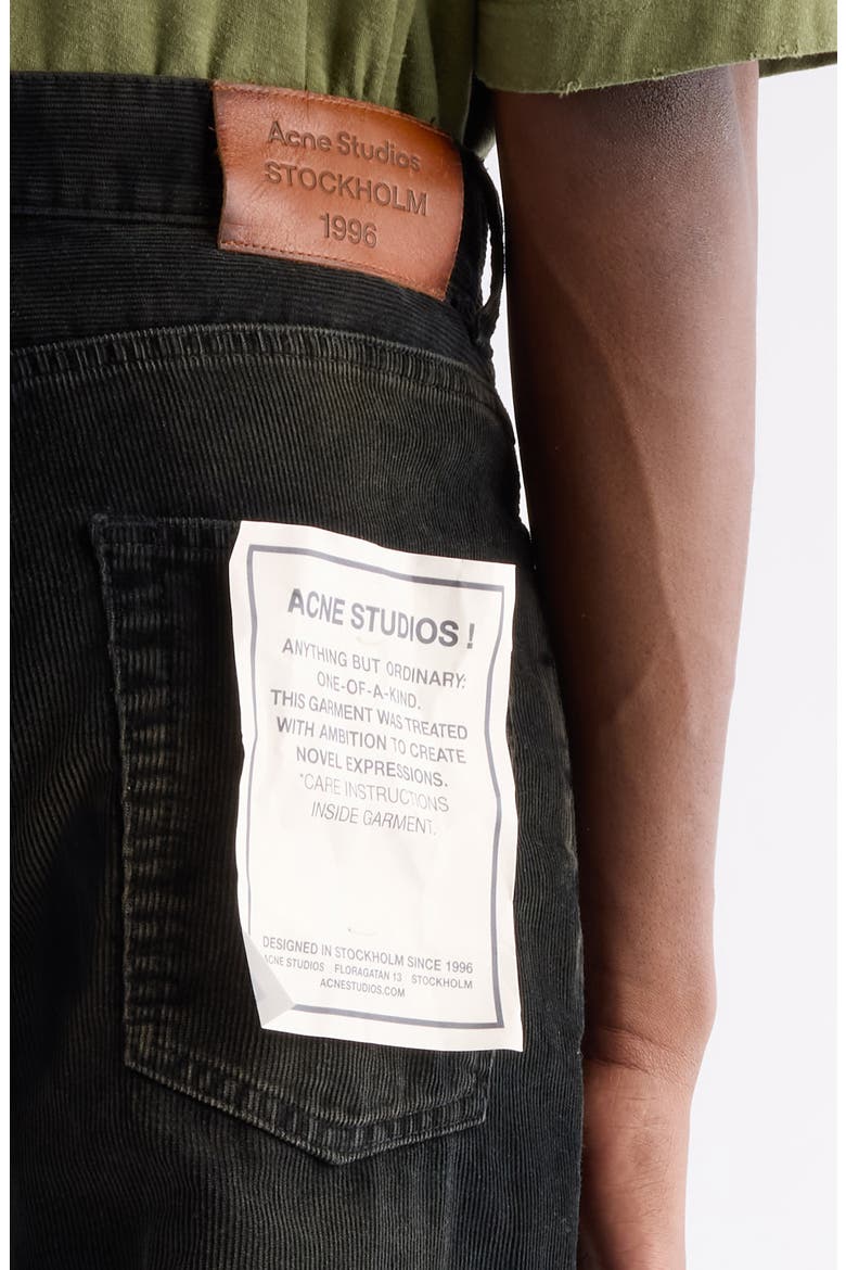 1981 Straight Leg Organic Cotton Corduroy Pants, Alternate, color, BLACK