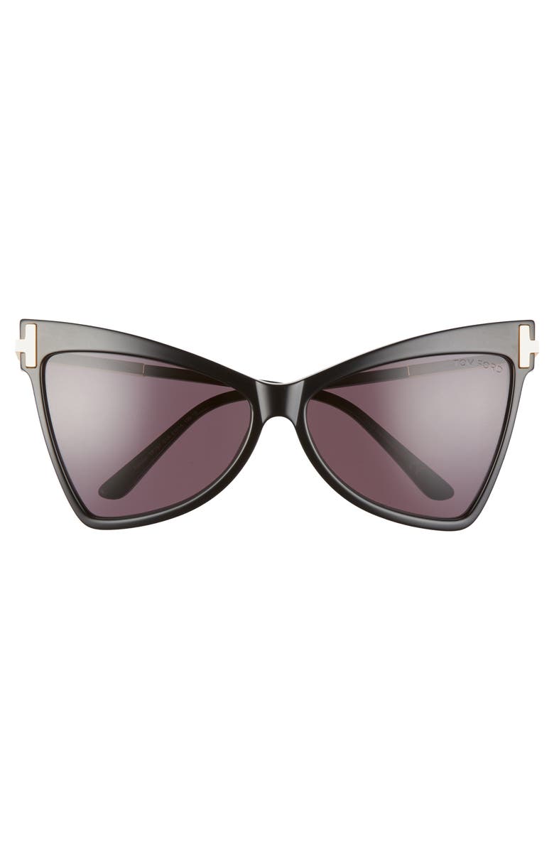 TOM FORD Tallulah 61mm Cat Eye Sunglasses, Alternate, color, 