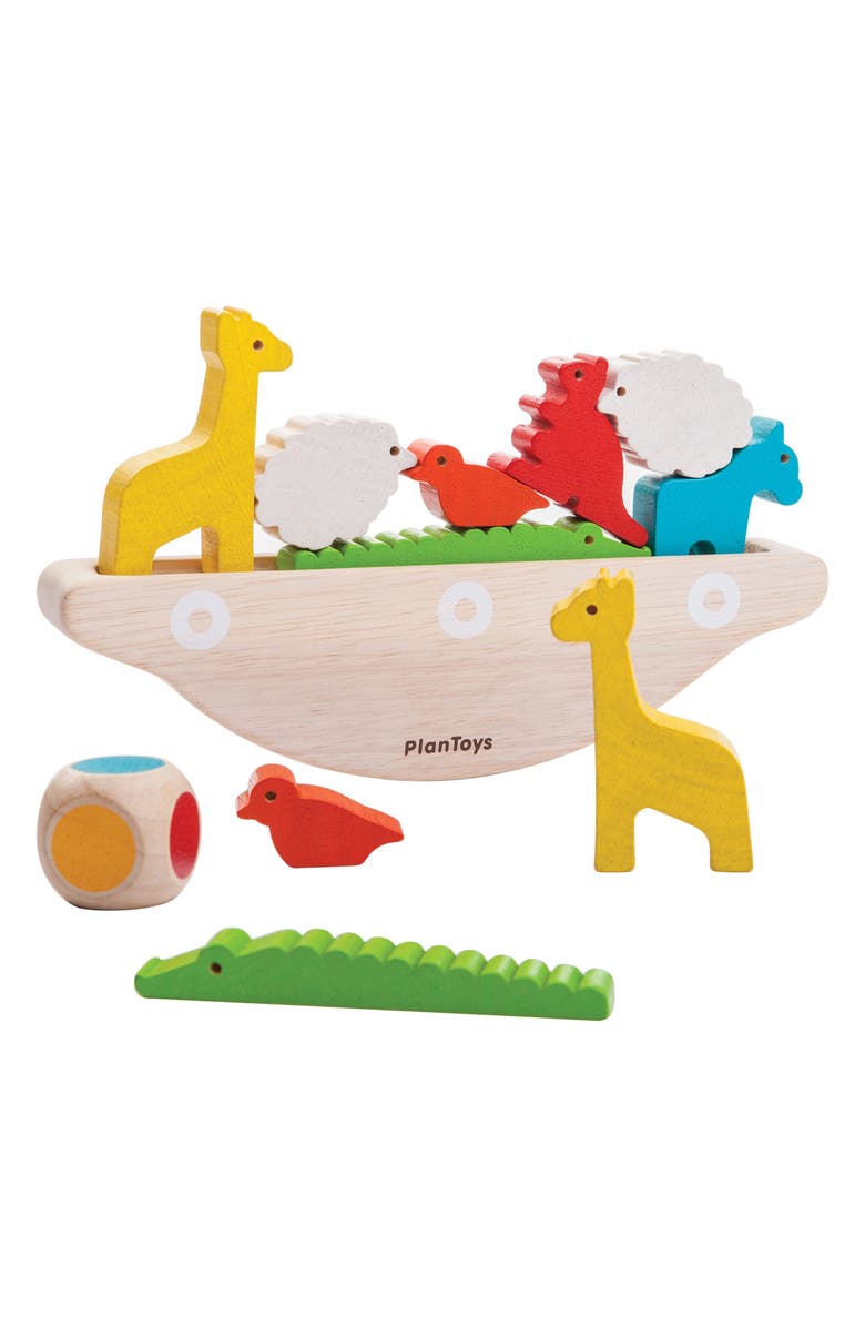 PlanToys<sup>®</sup> Balancing Boat Playset, Main, color, Assorted