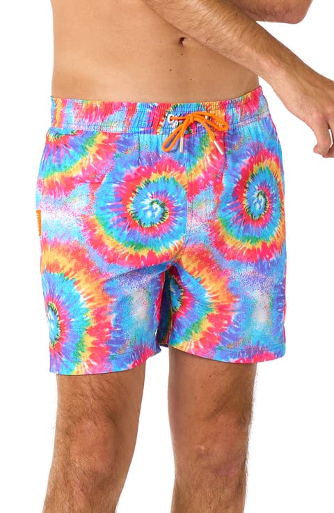 Mr. Tie Dye Swim Trunks