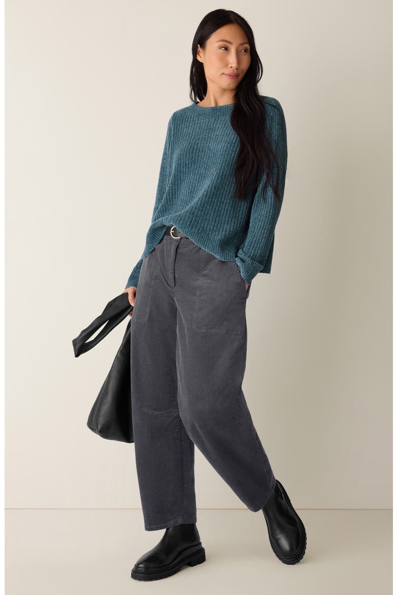 Chenille Rib Sweater, Alternate, color, SEA SPRAY