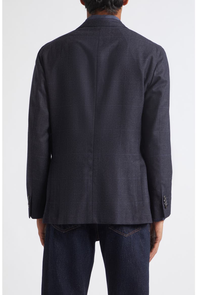 Wool Double Cloth Sport Coat, Alternate, color, NAVY