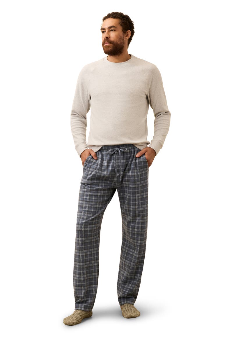 Faherty Legend Plaid Pajama Pants, Alternate, color, Sky Lake Plaid