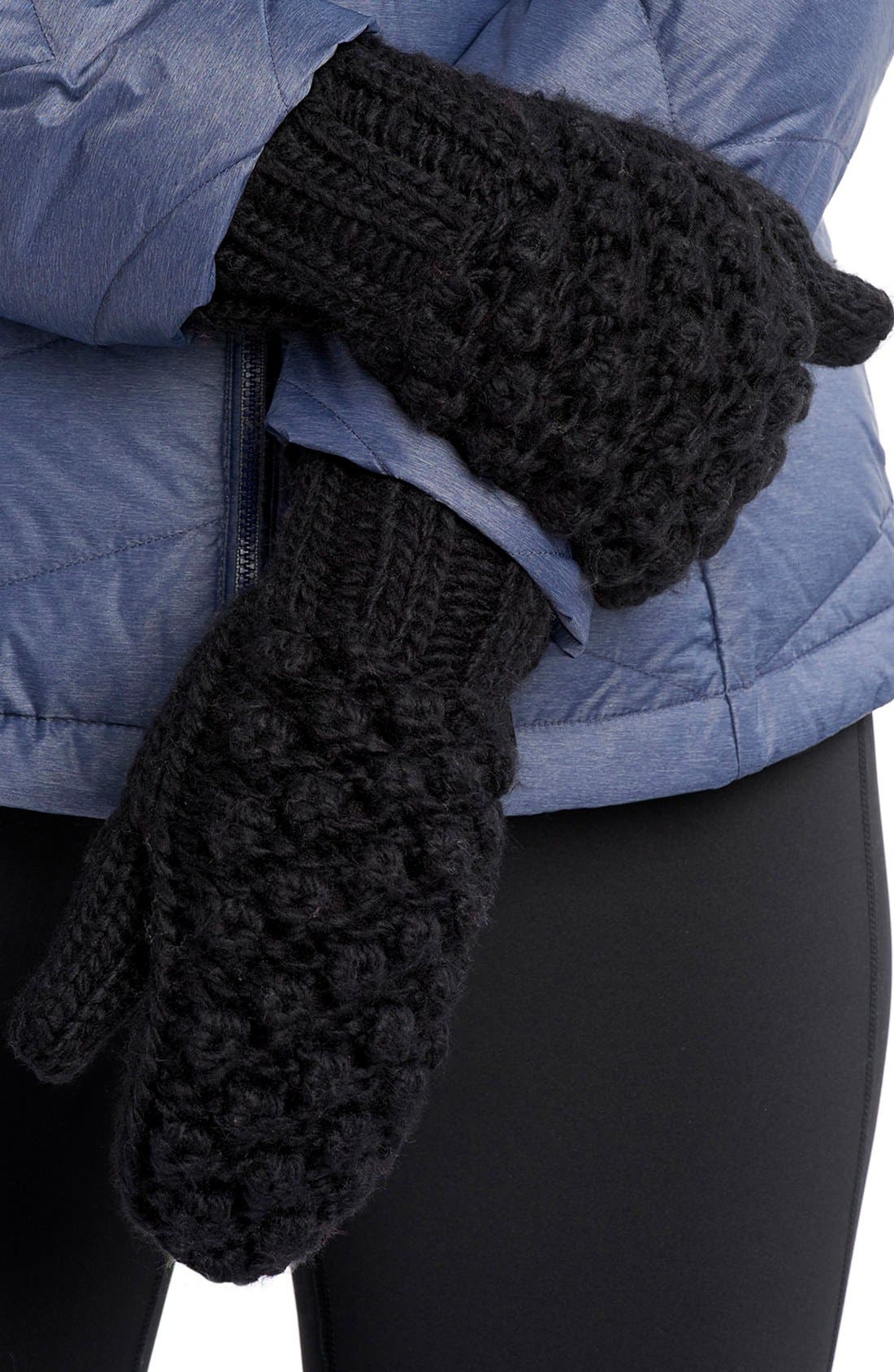 Lole Popcorn Knit Mittens (Women) | Nordstrom