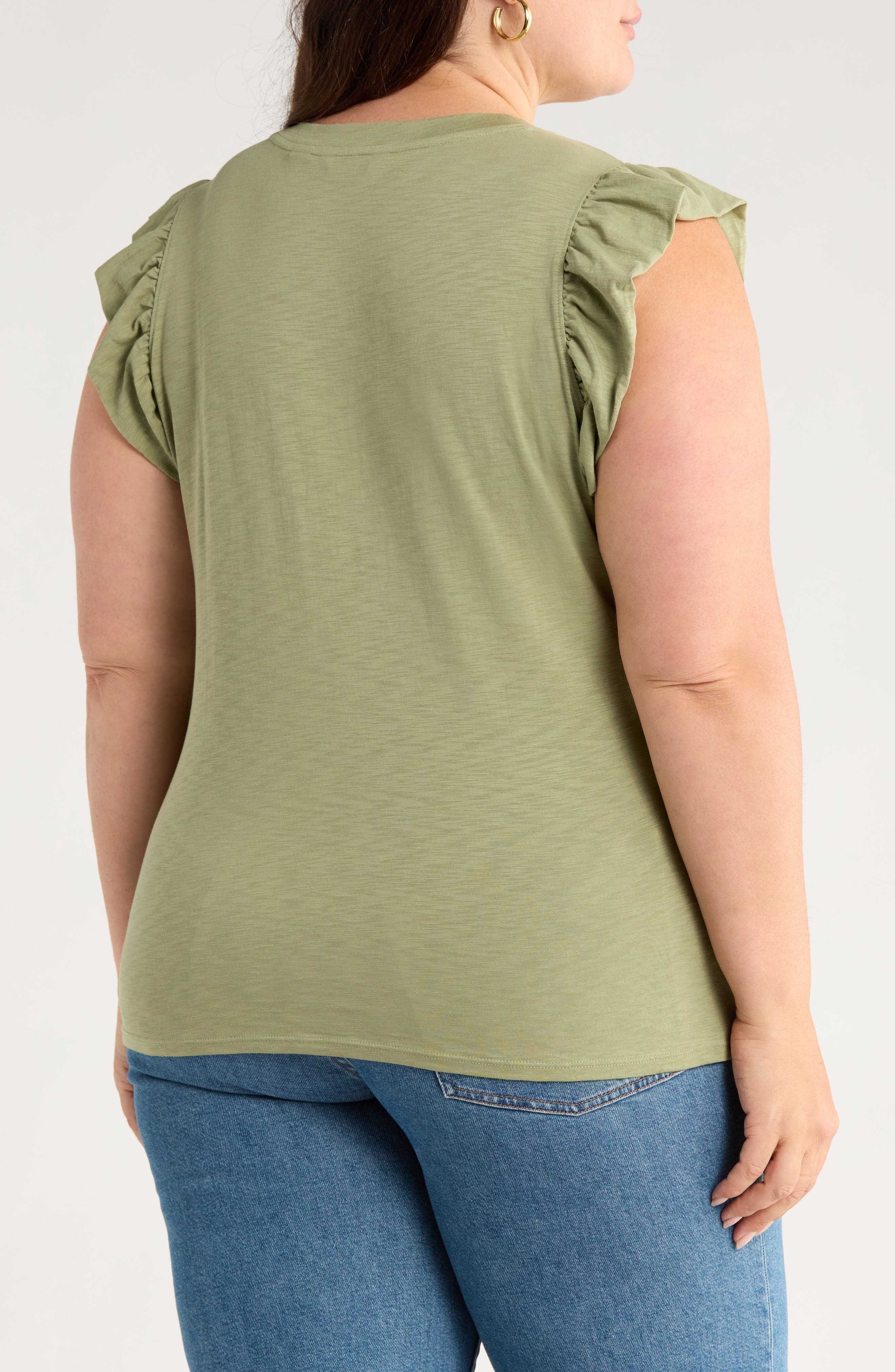 Ruffle Sleeve Top - image 4