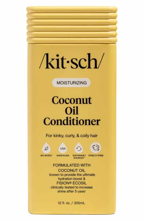 Kitsch Coconut Oil Conditioner for Dry, Damaged Hair