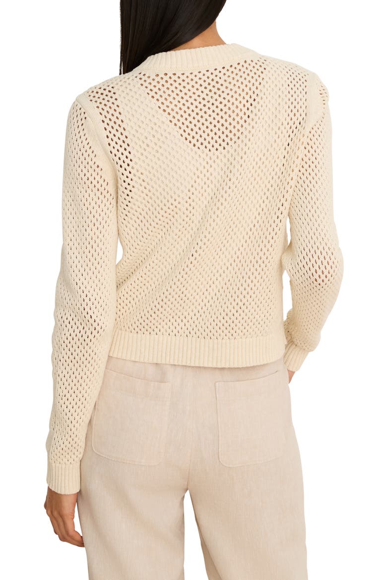 Zip Front Knit Cardigan, Alternate, color, CLASSIC CREAM