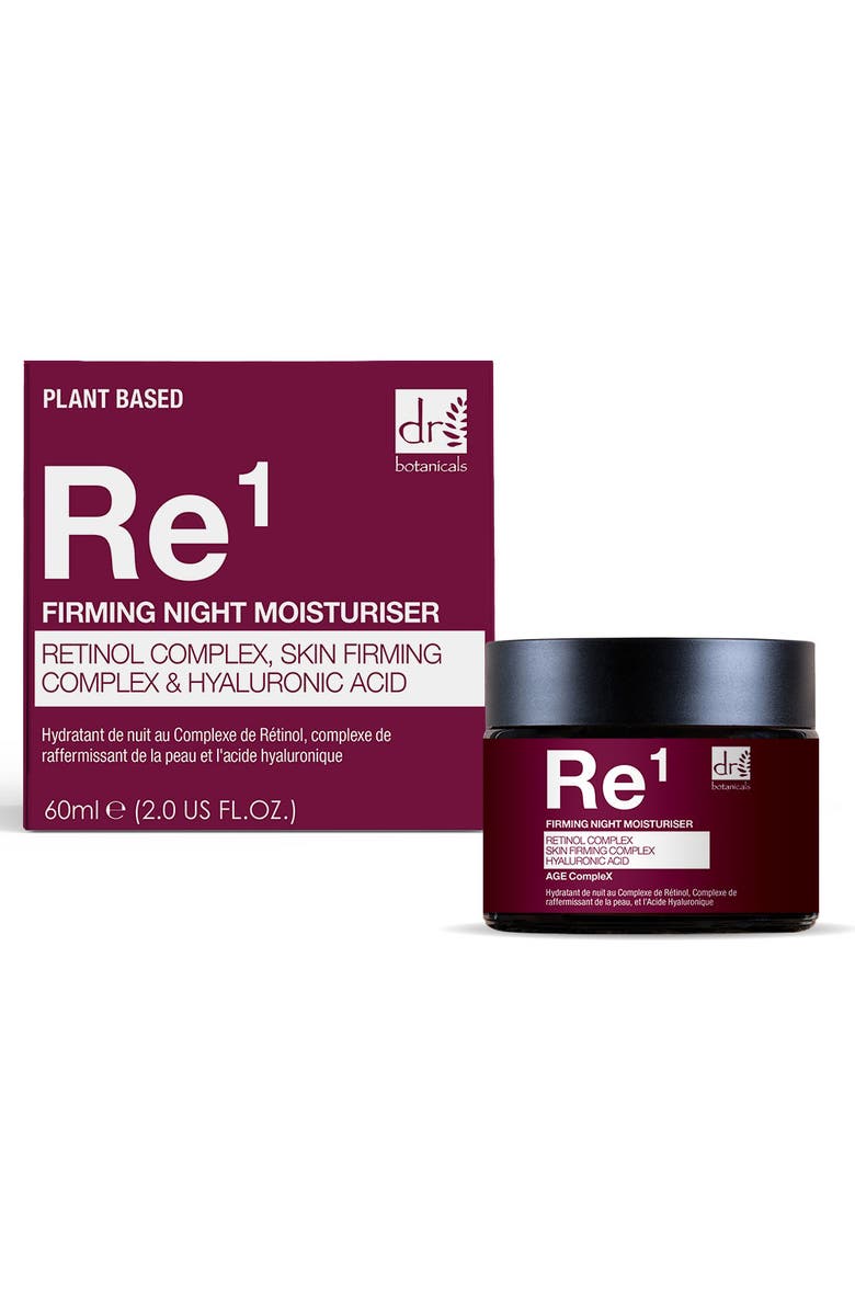 DR BOTANICALS Retinol Complex 1%, Skin Firming Complex 1% & Hyaluronic Acid 1% Night Moisturiser 60ml, Alternate, color, 