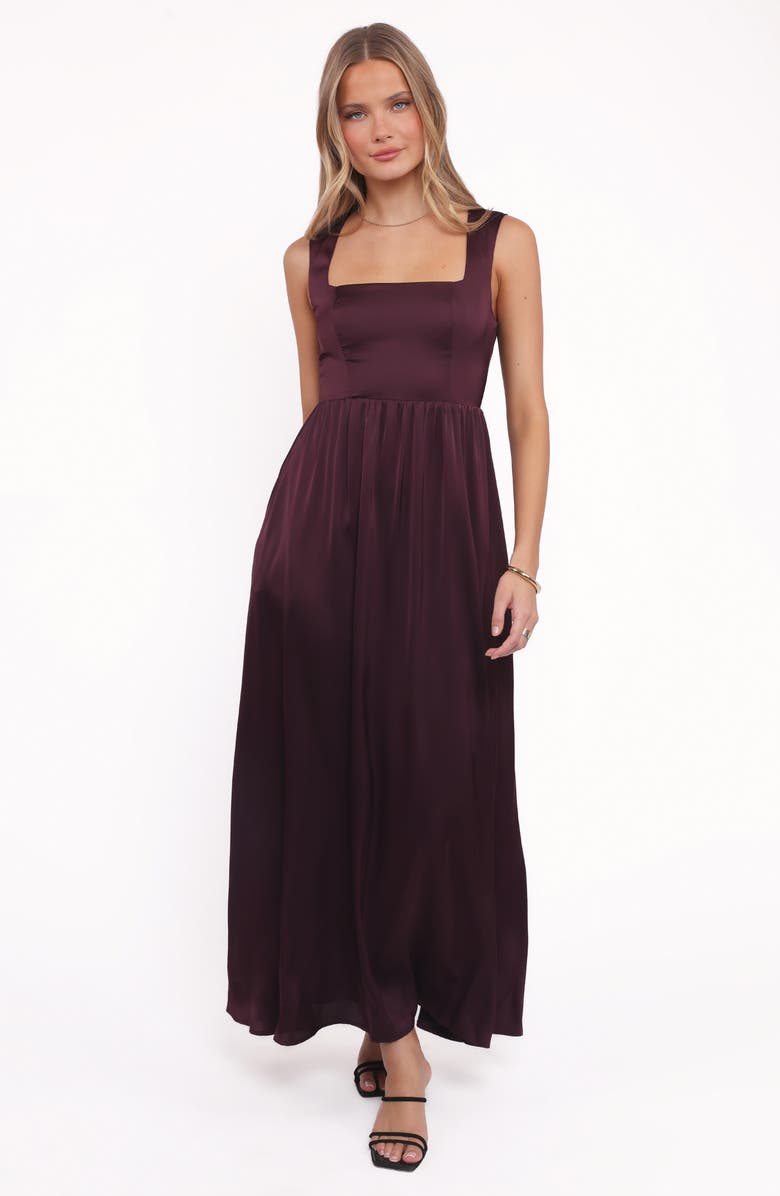 Petal & Pup Elania Sleeveless Maxi Dress, Alternate, color, Plum