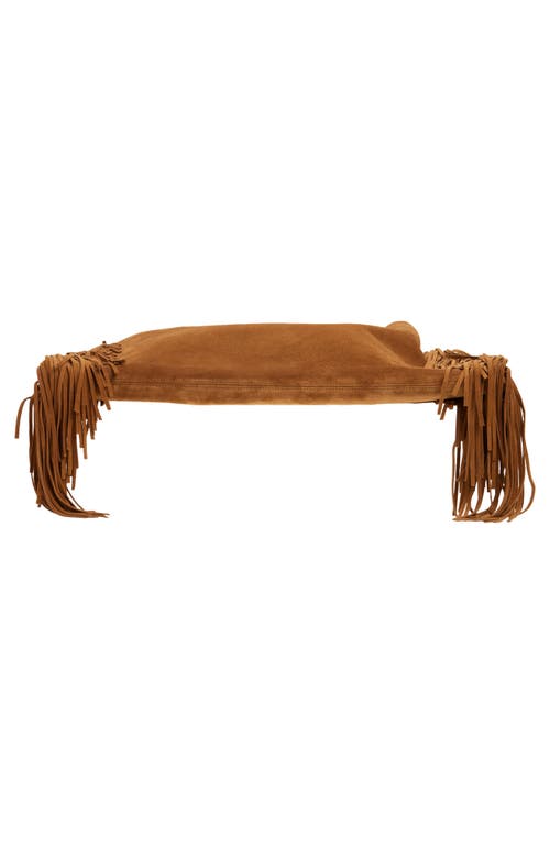 Christian Louboutin Baggy Fringed Tote Bag In Suede
