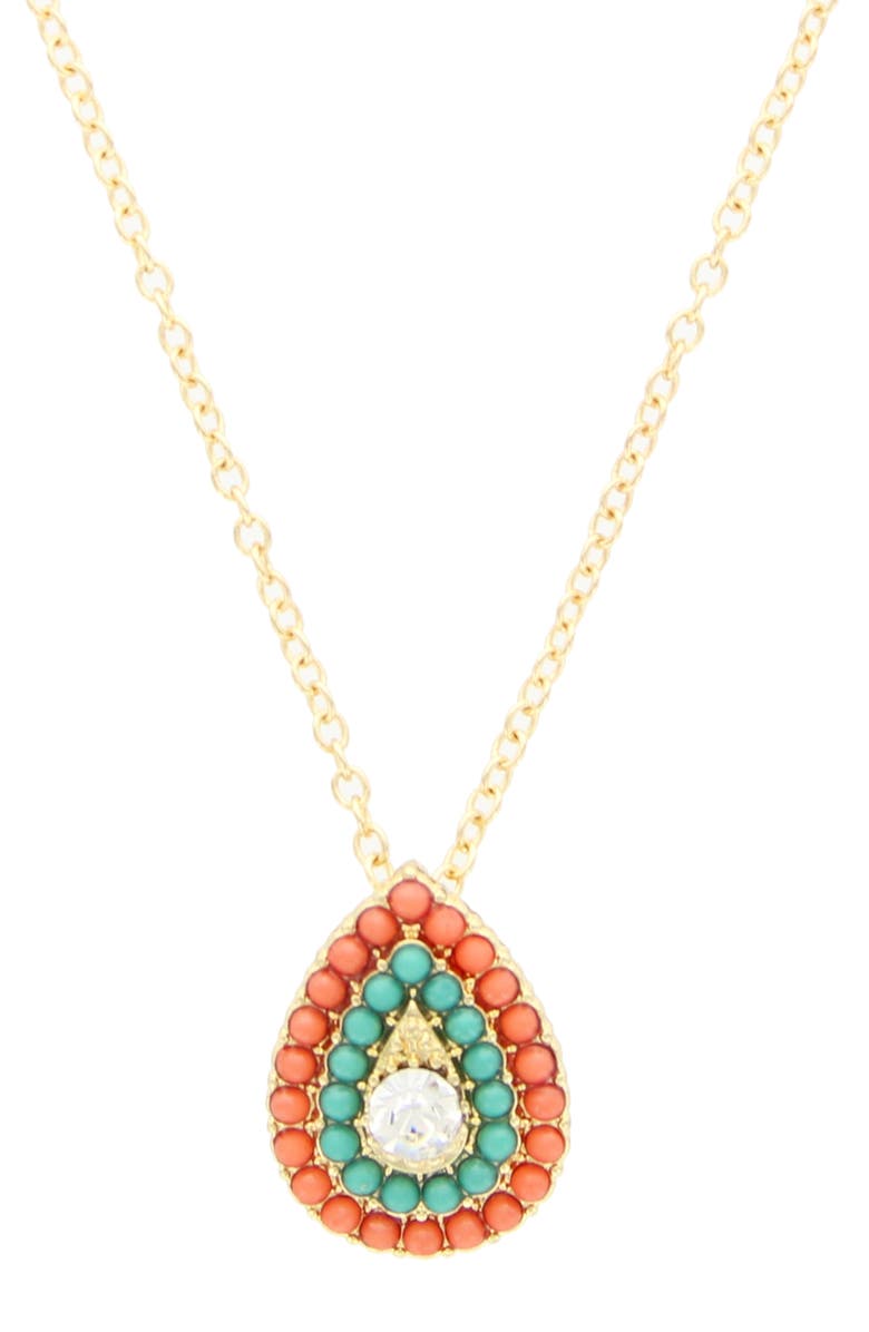 OLIVIA WELLES Lissa Petite Pendant Necklace, Main, color, 