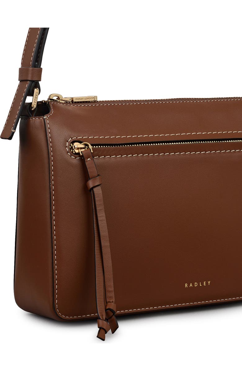 Radley Fountain Park Small Ziptop Crossbody Bag, Alternate, color, Cognac