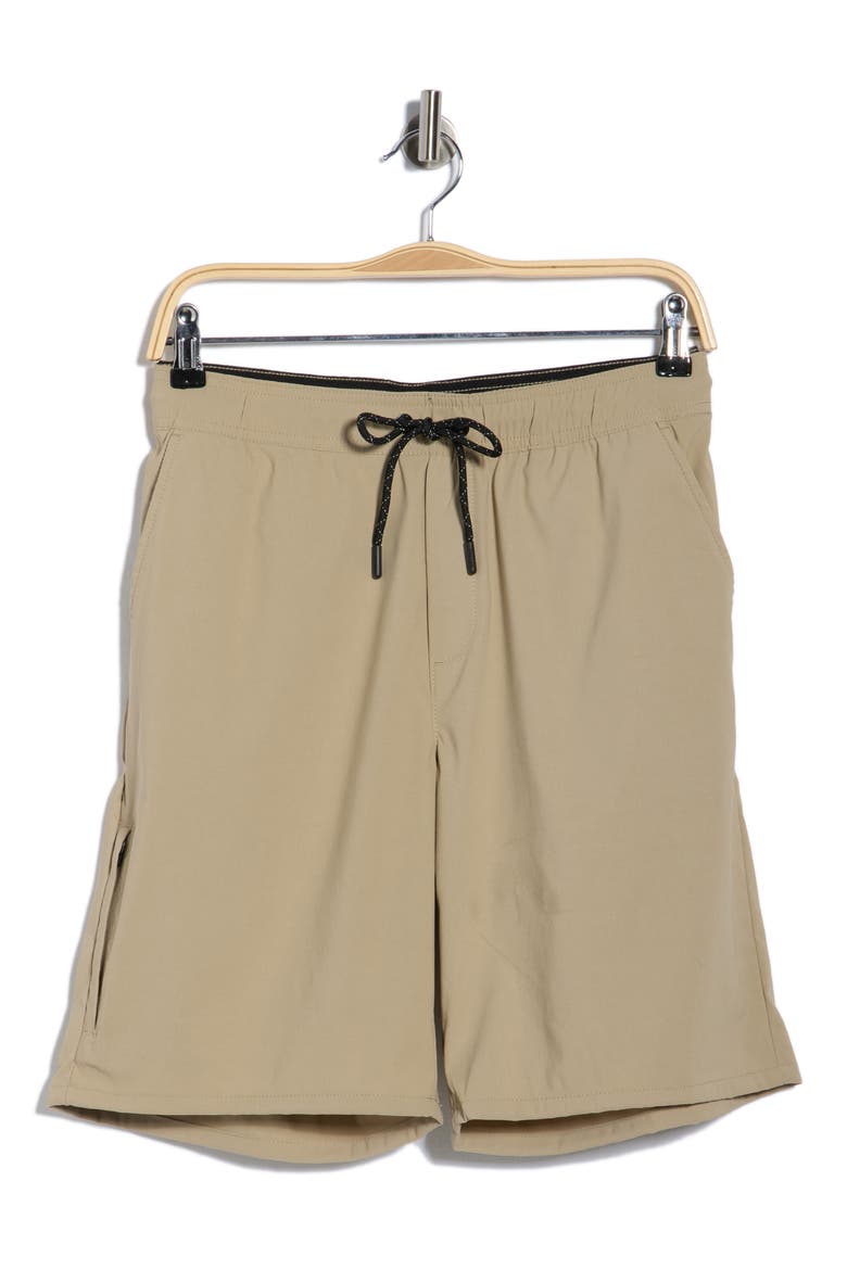 Riker Tech Shorts, Alternate, color, KHAKI