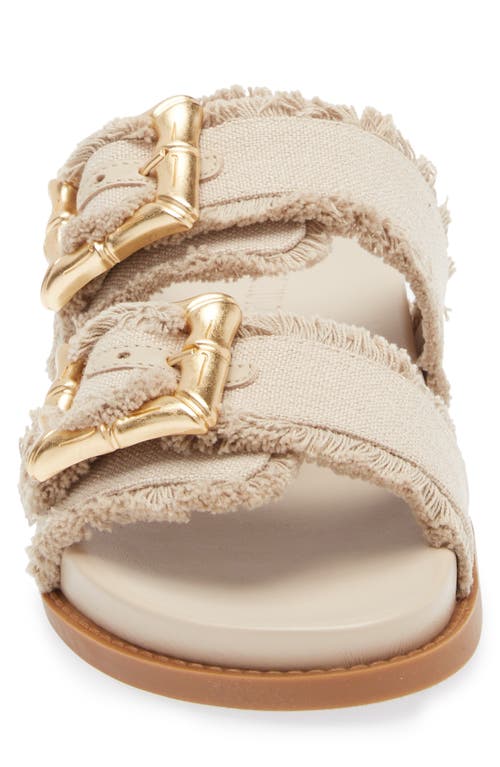 Schutz Enola Sporty Womens Slip On Open Toe Slide Sandals In Neutral