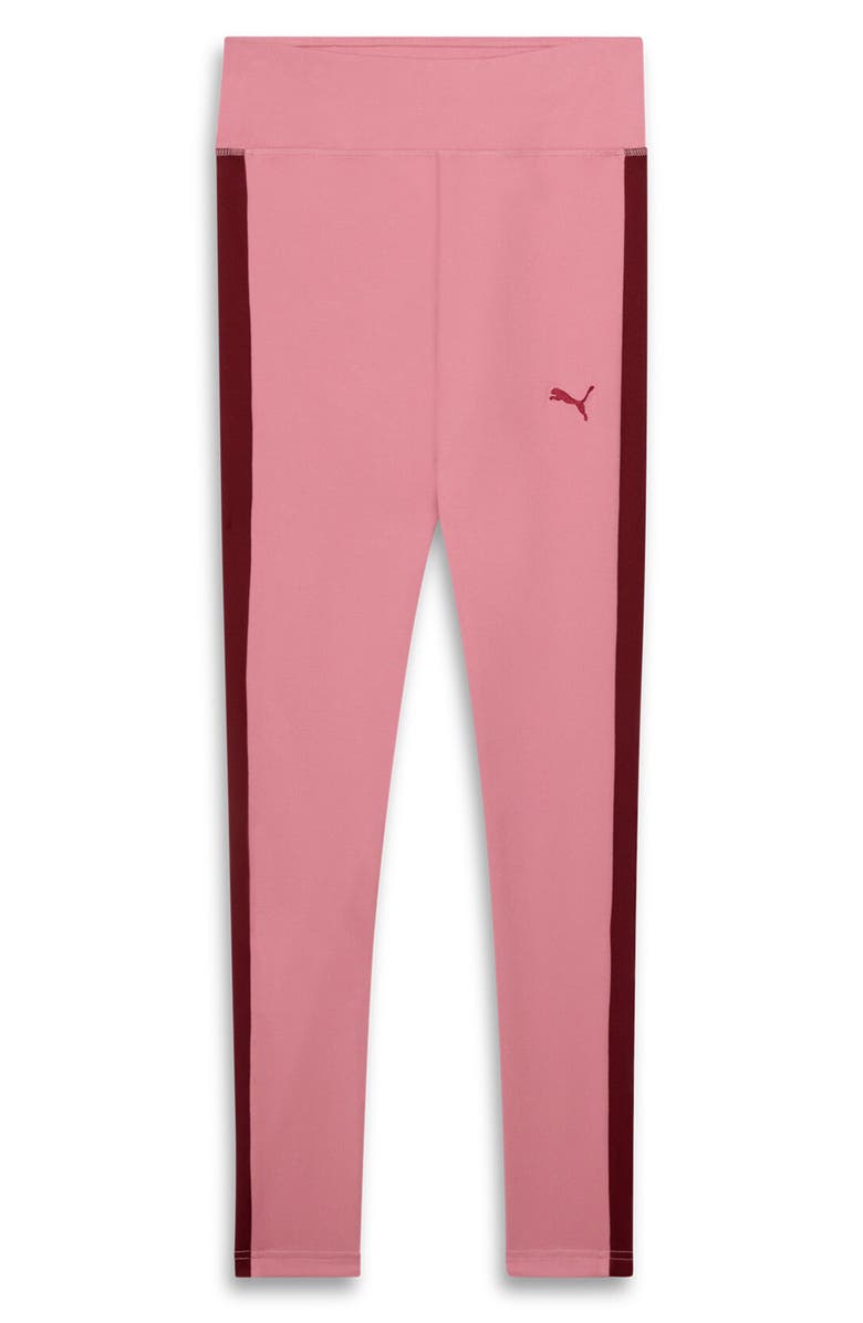 PUMA T7 Leggings, Alternate, color, Poised Pink-Ruby Shimmer