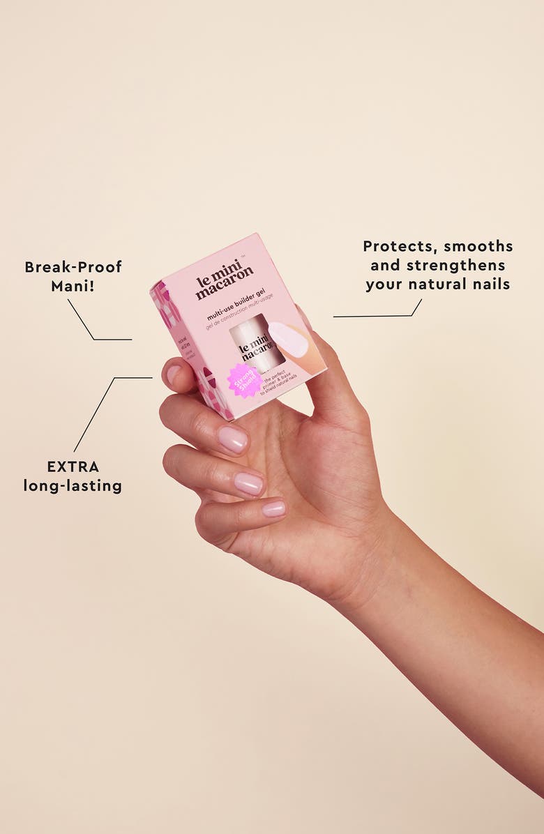 Le Mini Macaron Multi-Use Builder Gel, Alternate, color, Clear