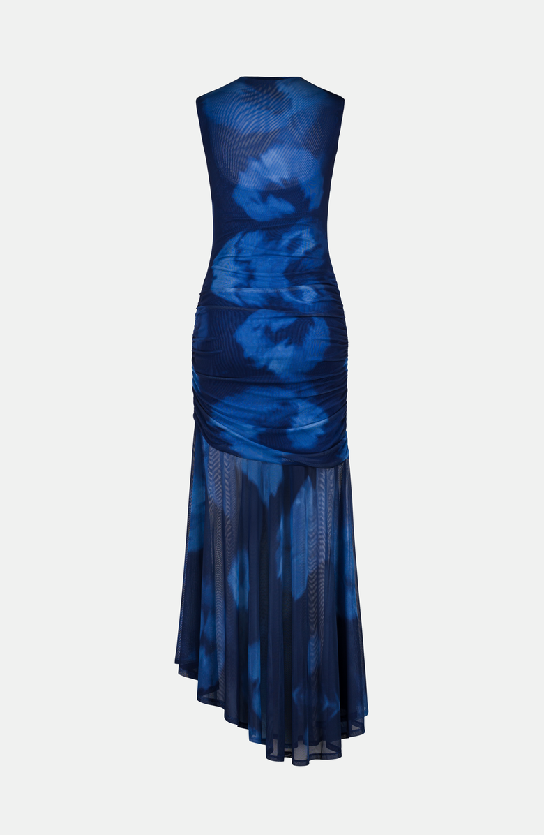SAEMDI Mara Mesh Dress, Alternate, color, Blue Floral