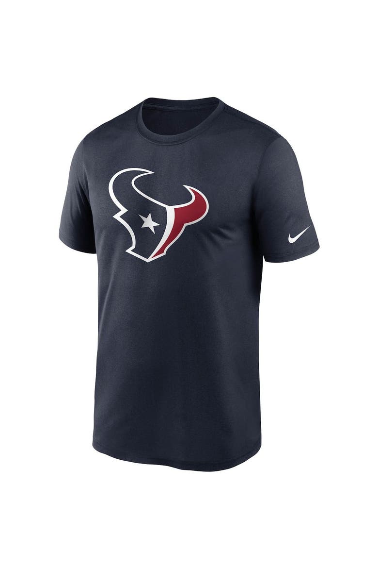 Men's Nike Navy Houston Texans Logo Essential Legend Performance T-Shirt, Alternate, color, Navy