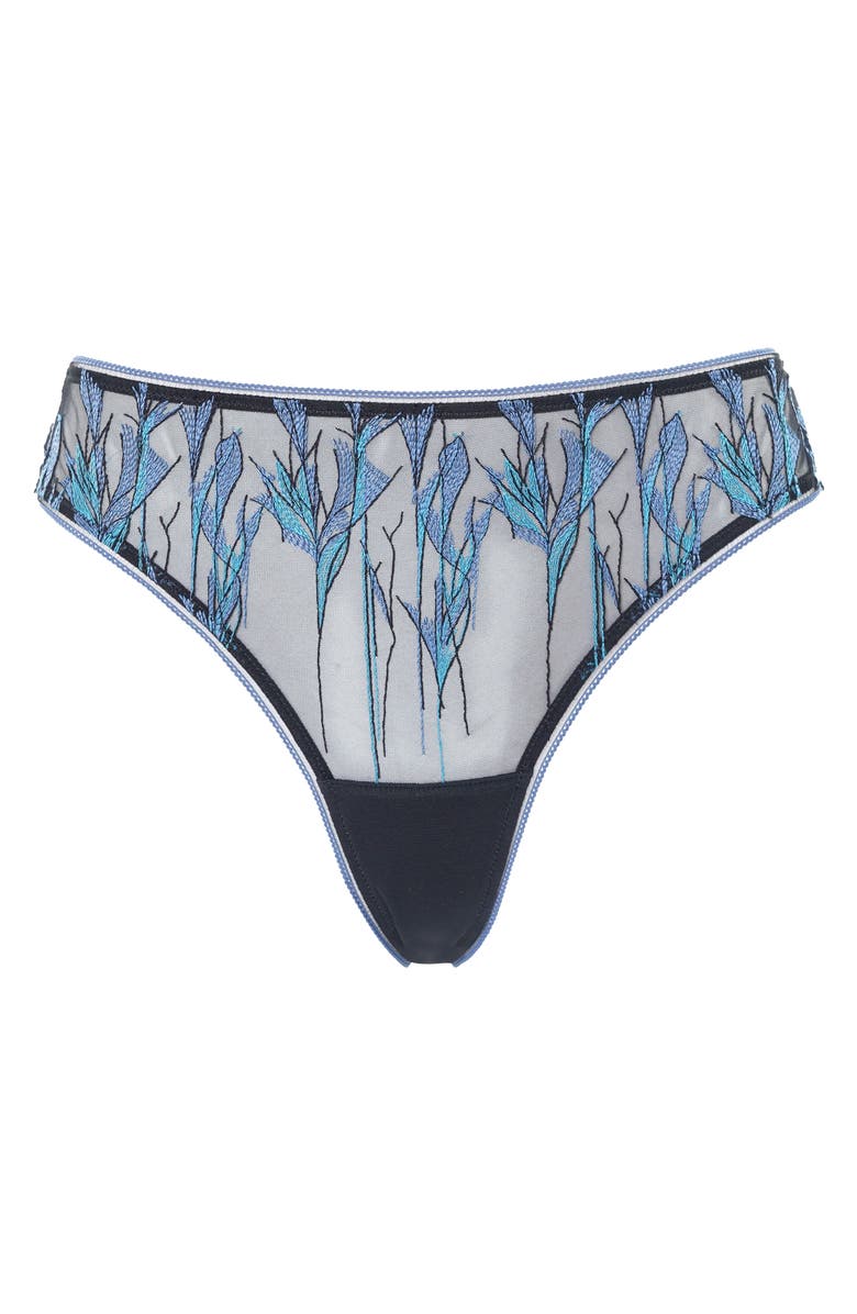 Huit Moonlight Tanga, Main, color, Floral Blue