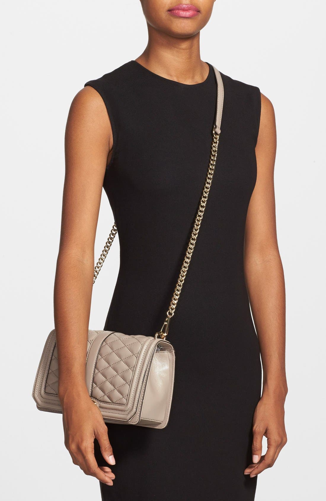 Love Crossbody Bag, Alternate, color, TAUPE