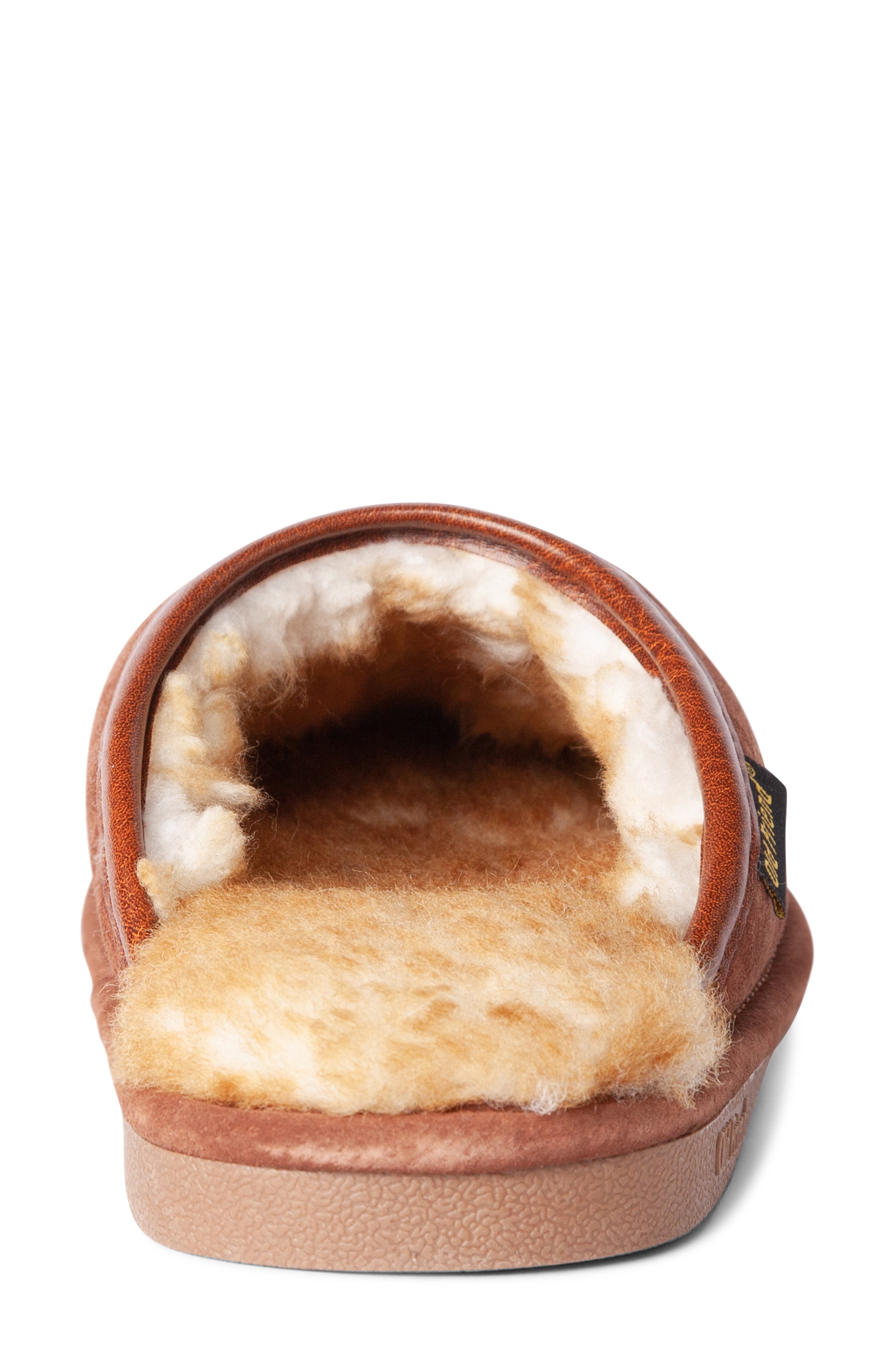 Old Friend Genuine Shearling Scuff Slipper, Alternate, color, 