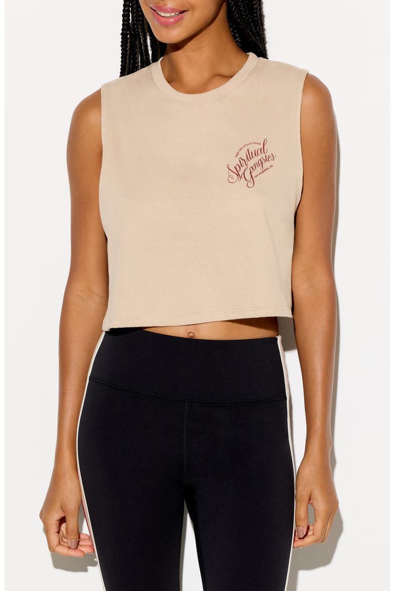 Living Spirit Crop Tank, Main, color, SUNDIAL