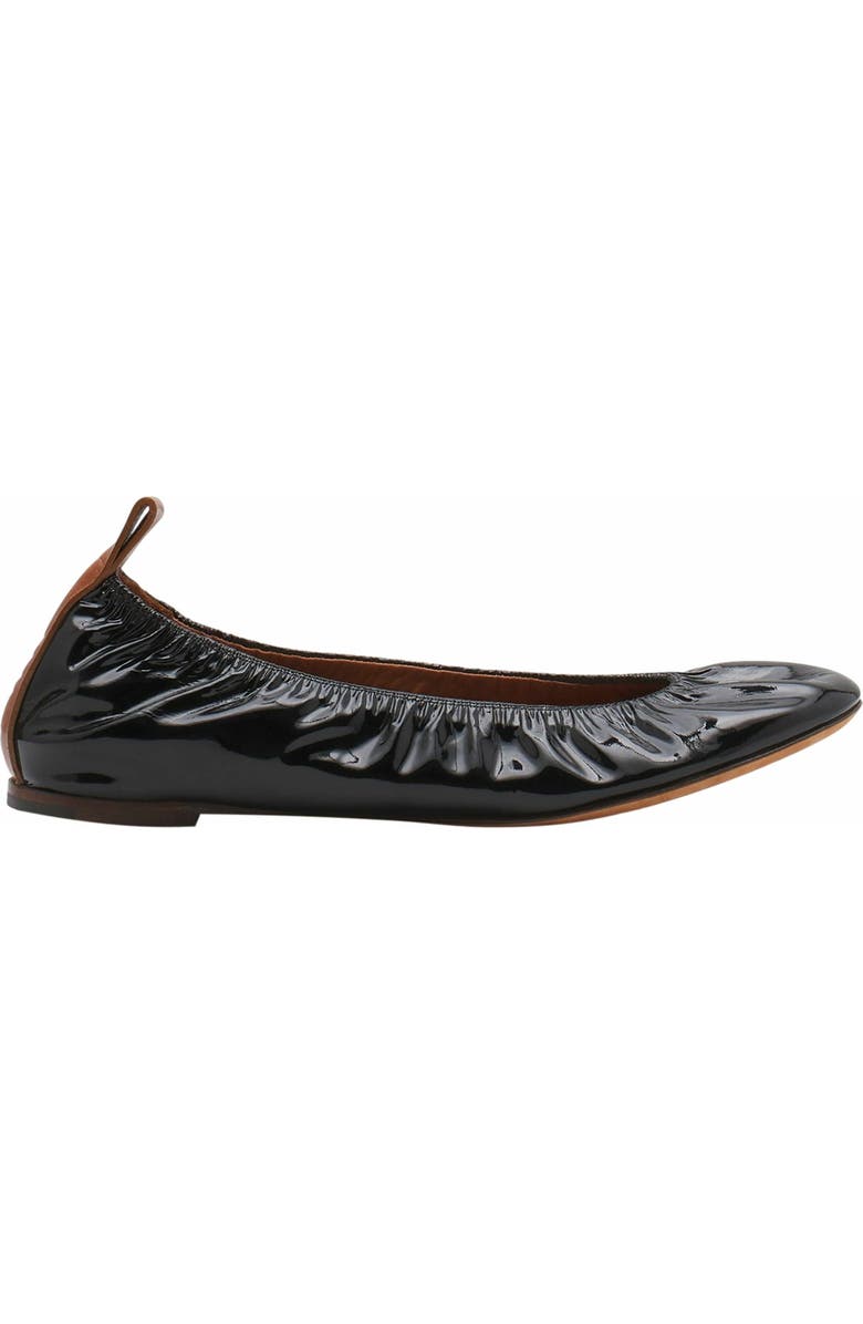 Lanvin The Ballerina Flat In Patent Leather, Main, color,