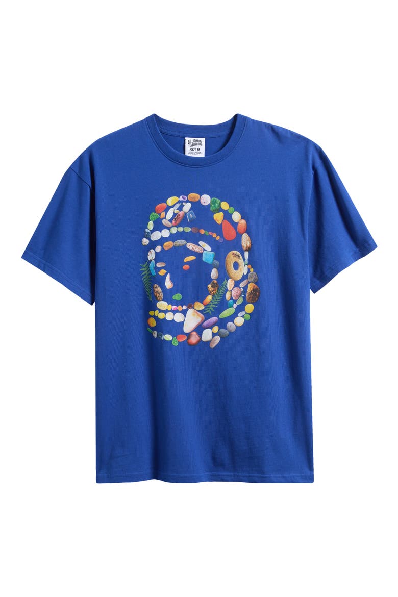 Stones Spaceman Logo Graphic T-Shirt, Alternate, color, SODALITE BLUE