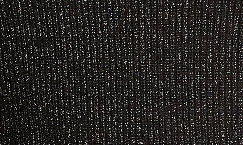 Vince Metallic Sweater In Black