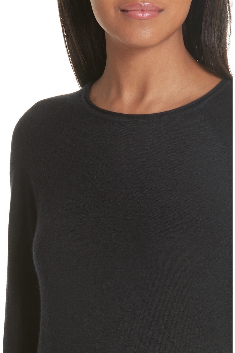 Essentials Cashmere Sweater, Alternate, color, BLACK