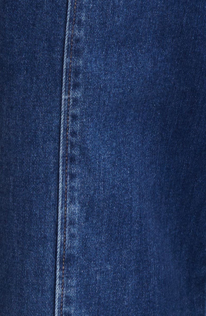 PAIGE Anessa Belted Denim Jumpsuit, Alternate, color, 