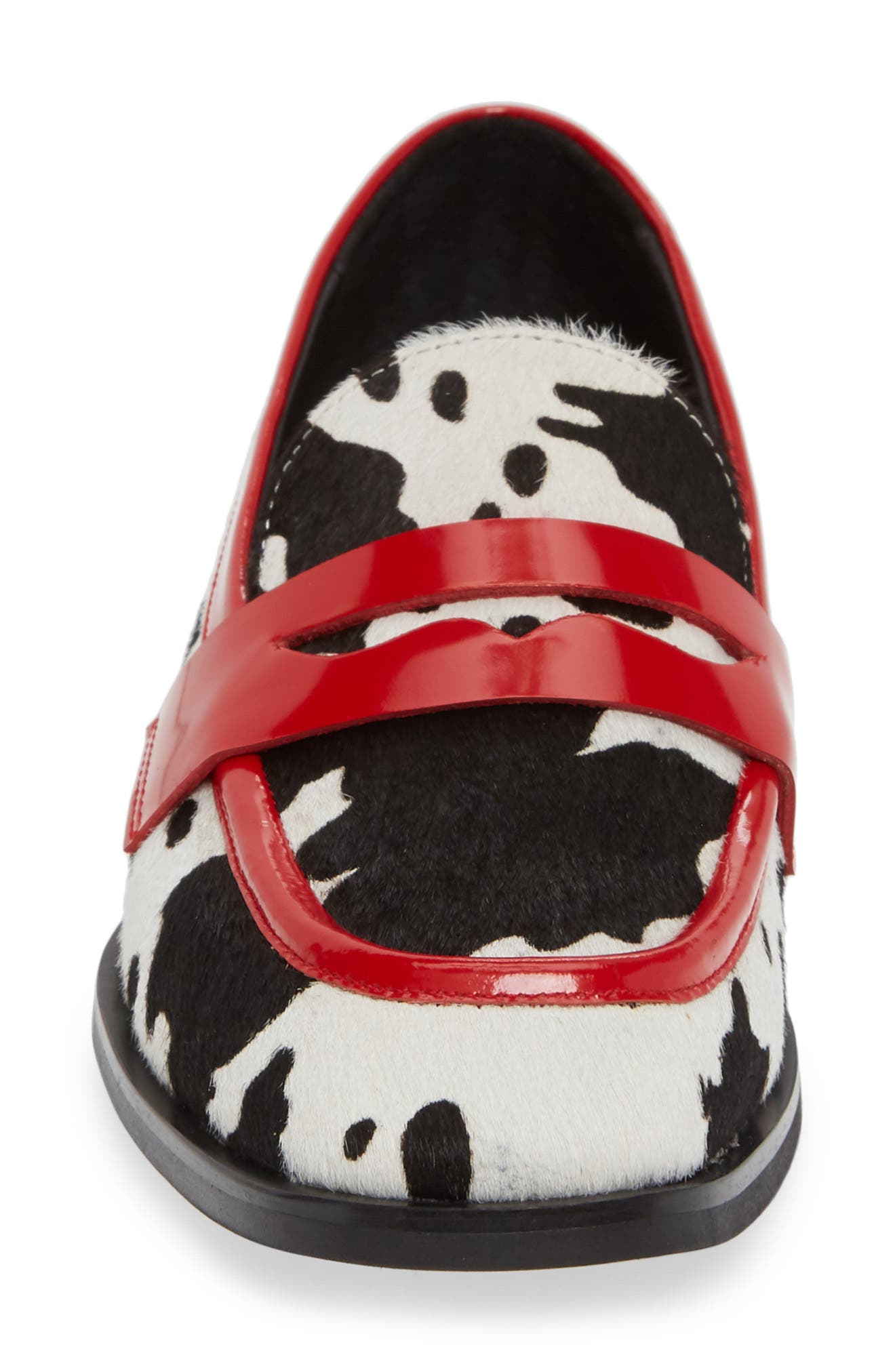 Hornsby Loafer, Alternate, color, WHITE COW PRINT CALF HAIR
