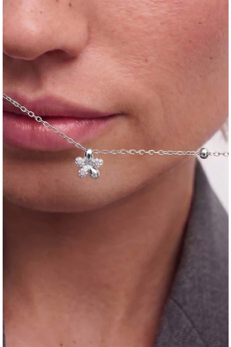 Malo Necklace in Silver, Alternate, color, Silver