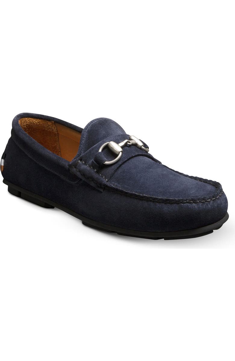 Allen Edmonds Sebastian Bit Loafer, Main, color, Navy Suede