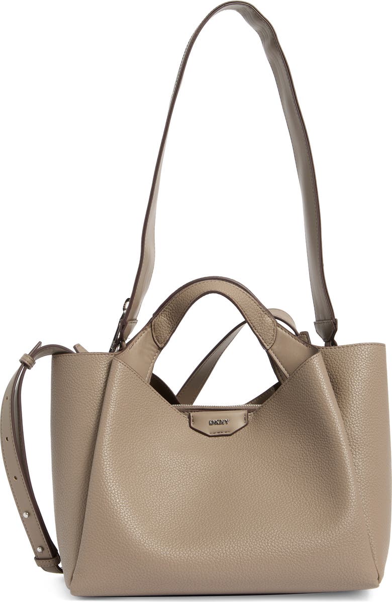 DKNY Willa Satchel Bag, Main, color, Mink