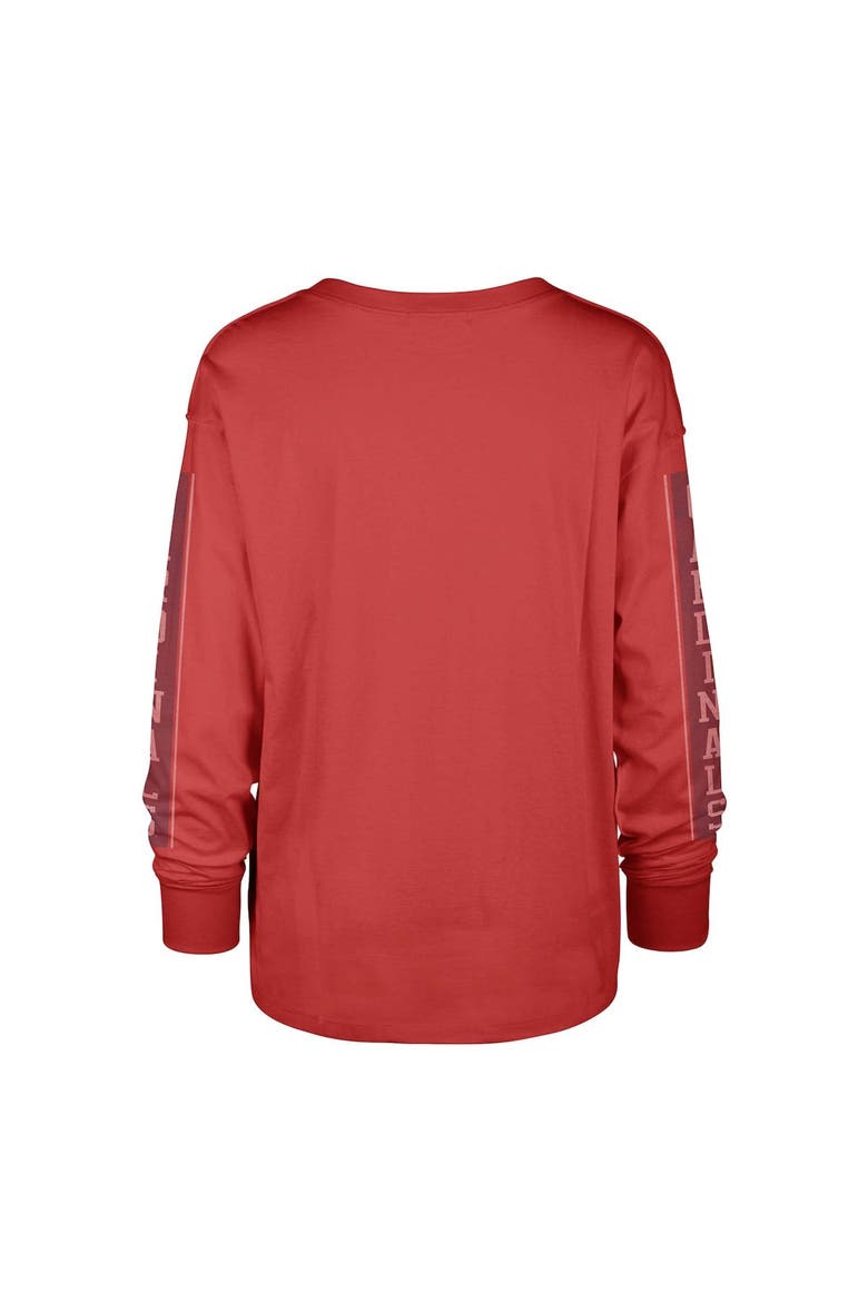 Women's '47 Red St. Louis Cardinals Statement Long Sleeve T-Shirt, Alternate, color, Red