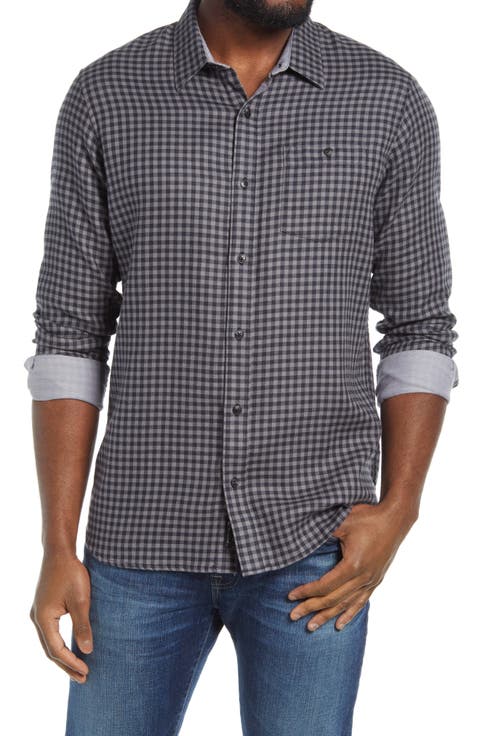 Touch and Go Regular Fit Plaid Cotton Button-Up Shirt