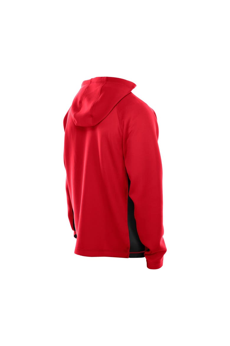 Men's New Era  Red Kansas City Chiefs Combine Authentic Raglan Scuba Full-Zip Hoodie, Alternate, color, Red