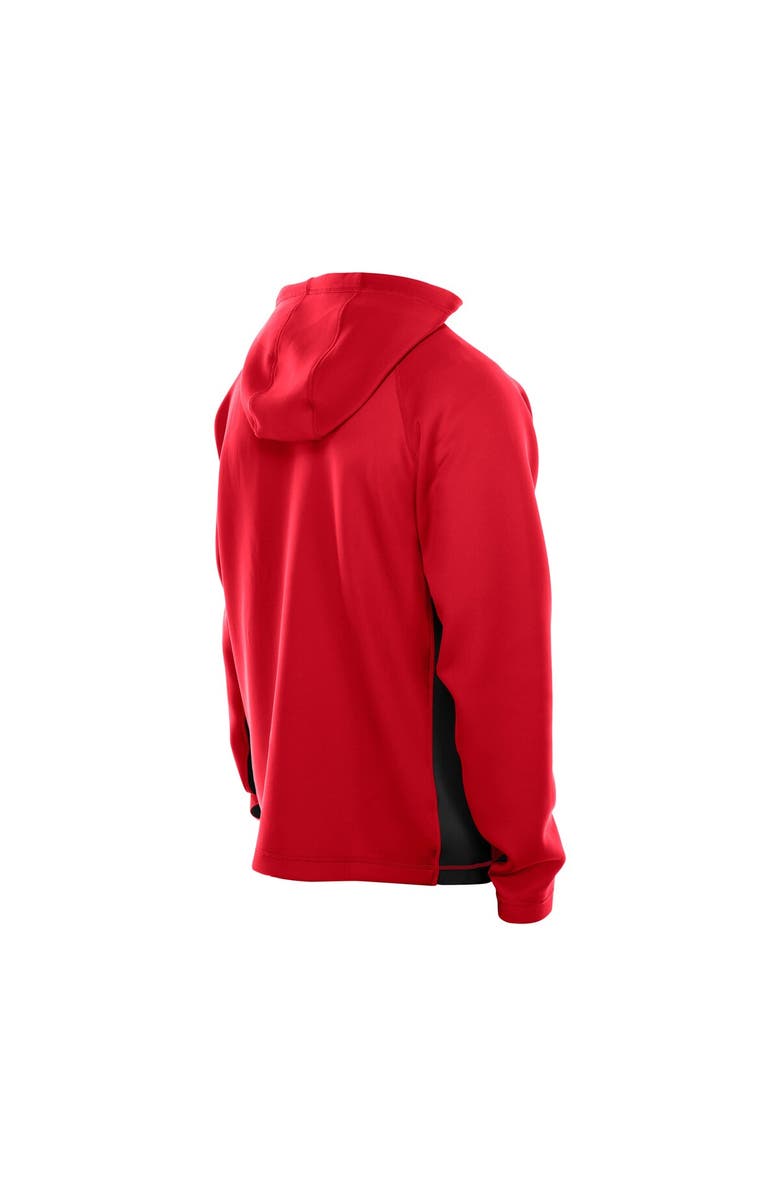 New Era Men's New Era  Red Kansas City Chiefs Combine Authentic Raglan Scuba Full-Zip Hoodie, Alternate, color, Red