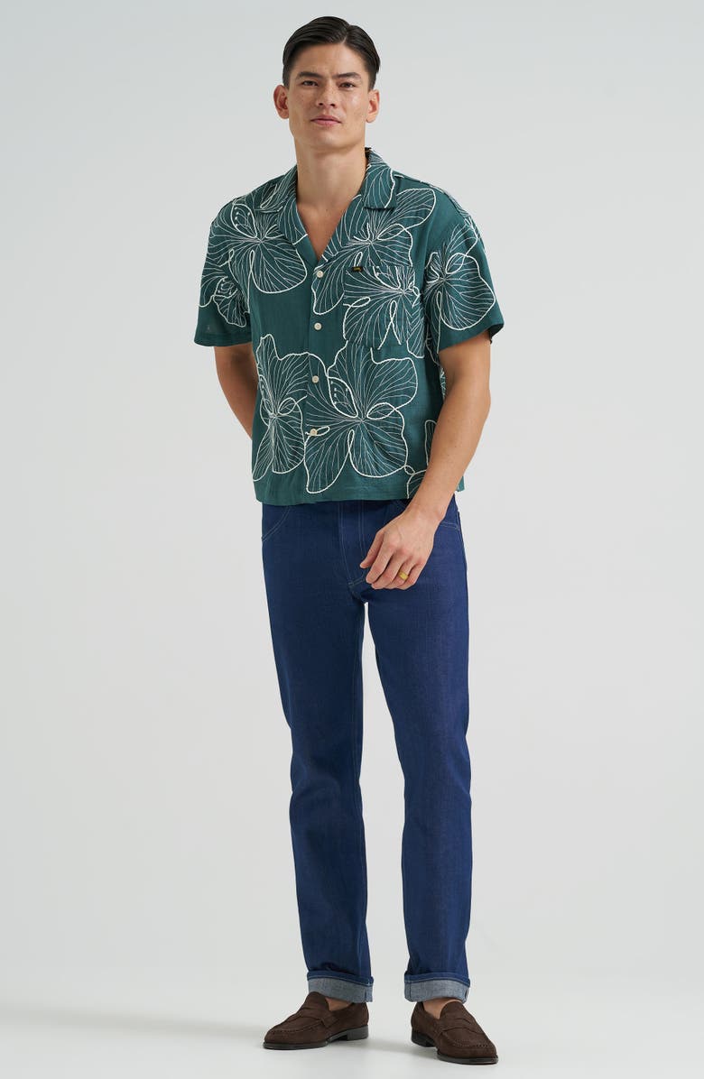 Lee 101 Z Regular Straight Leg Jeans, Alternate, color, Dry Red Cast