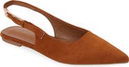 BERNESS Caitriona Pointed Toe Slingback Flat