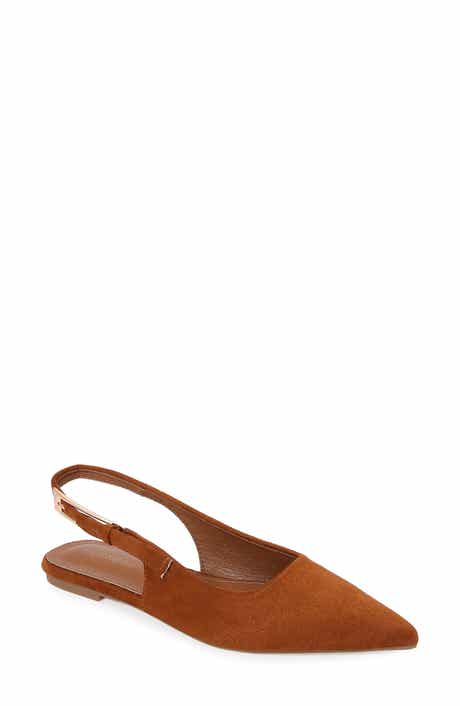 BERNESS Caitriona Pointed Toe Slingback Flat