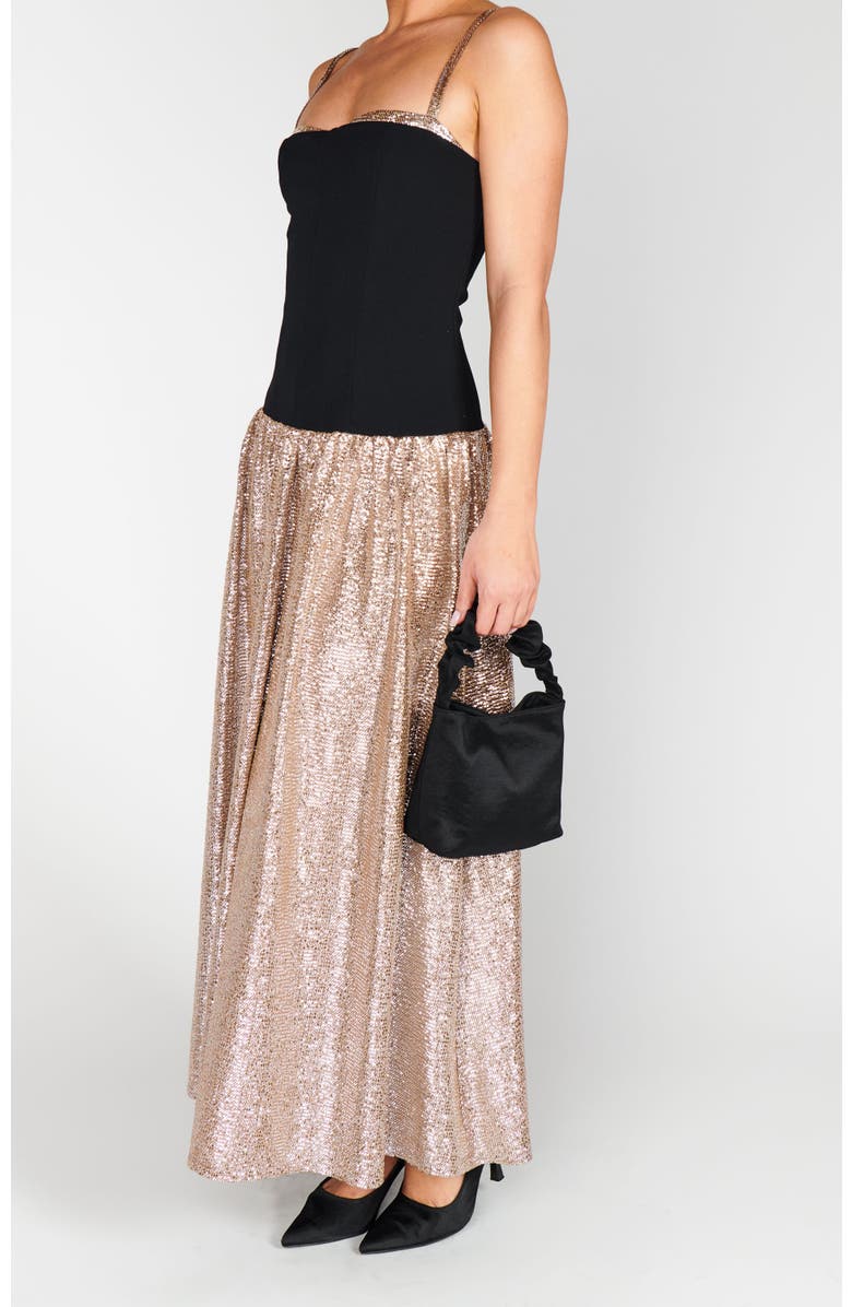 Show Me Your Mumu Hepburn Midi Dress, Alternate, color, Silver Confetti