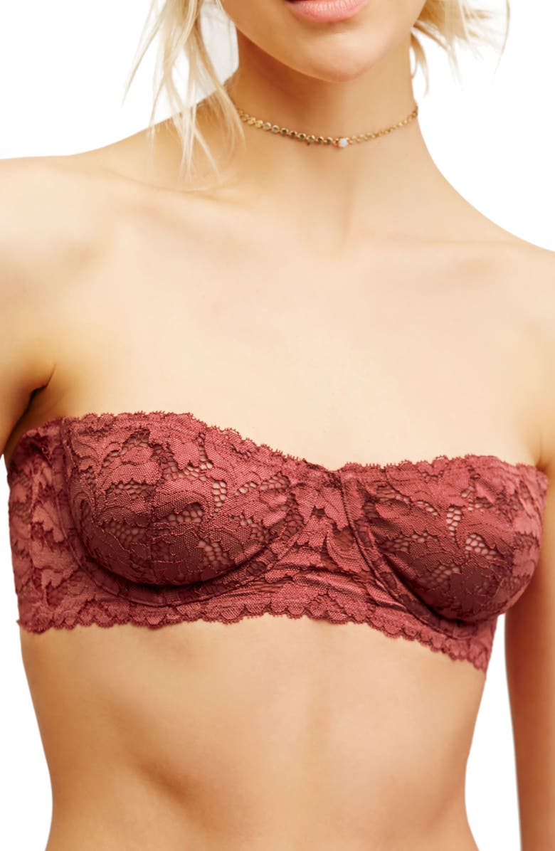 Free People 'Love Letters' Strapless Underwire Bra, Main, color, 