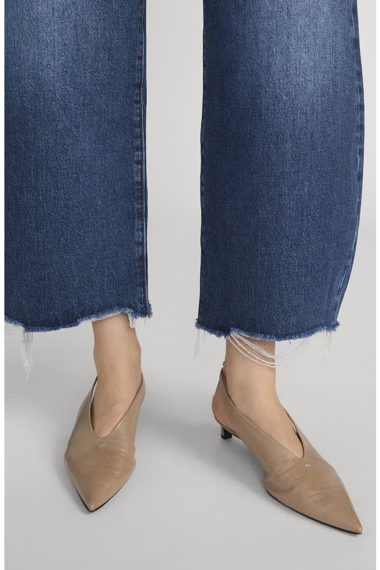 Bowed Raw Hem Straight Leg Jeans, Alternate, color, ACUMEN NEW FRAY
